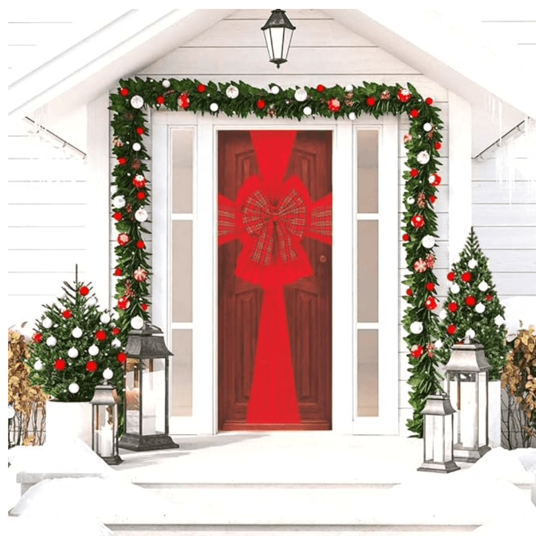 Festive Door Bows Kasco Various Designs Tartan