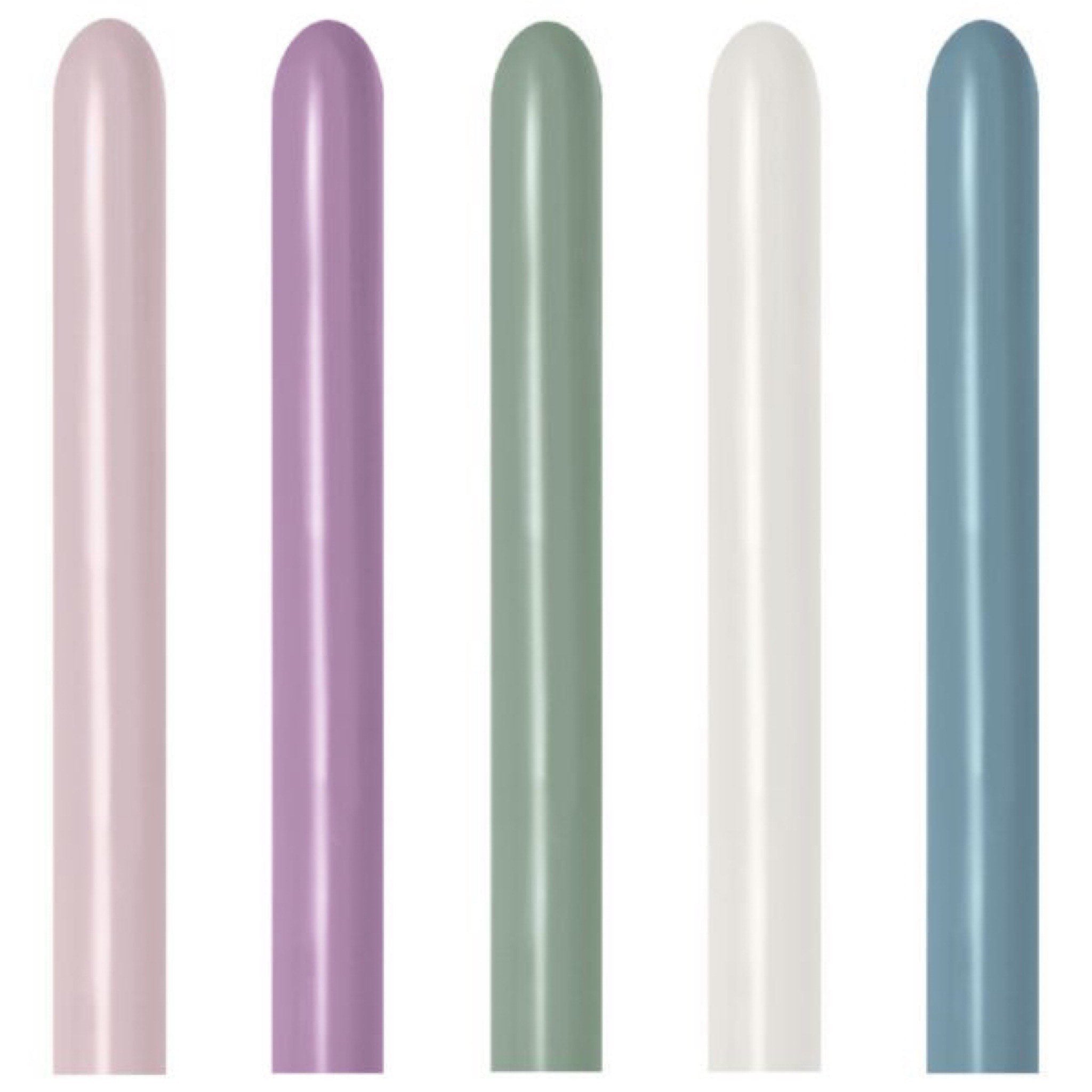 sempertex pastel dusk mixed latex modelling balloons